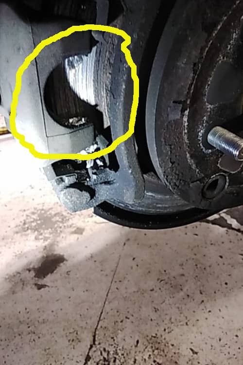 2002 Subaru Forester rear brake replacement
