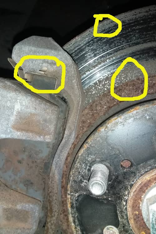 2009 Acura TSX brake rust problems