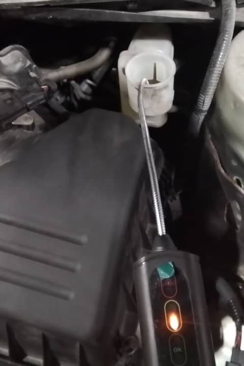 brake fluid moisture content measurement
